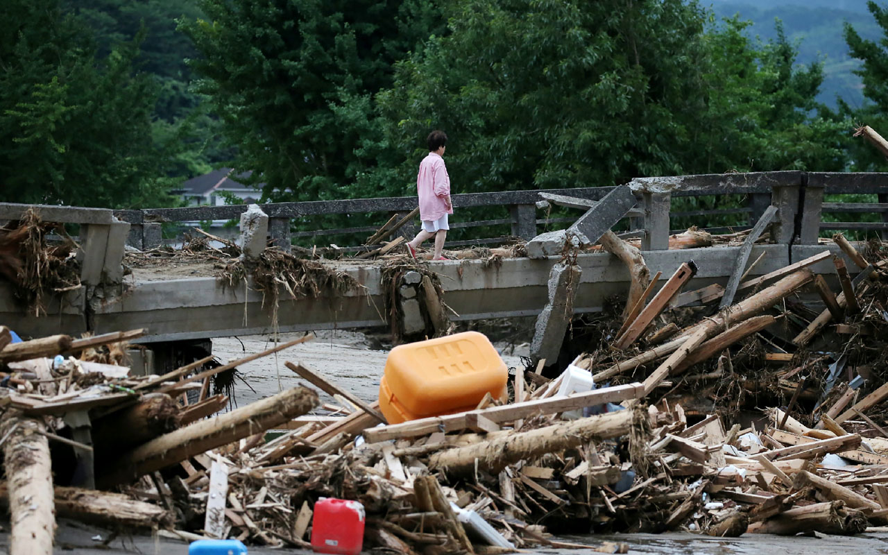 JAPAN-WEATHER-FLOOD