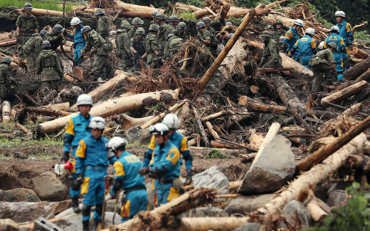 JAPAN-WEATHER-FLOOD