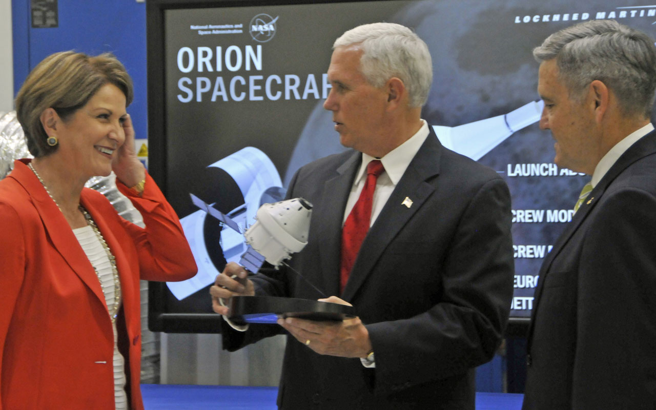 US Vice President Mike Pence visits KSC