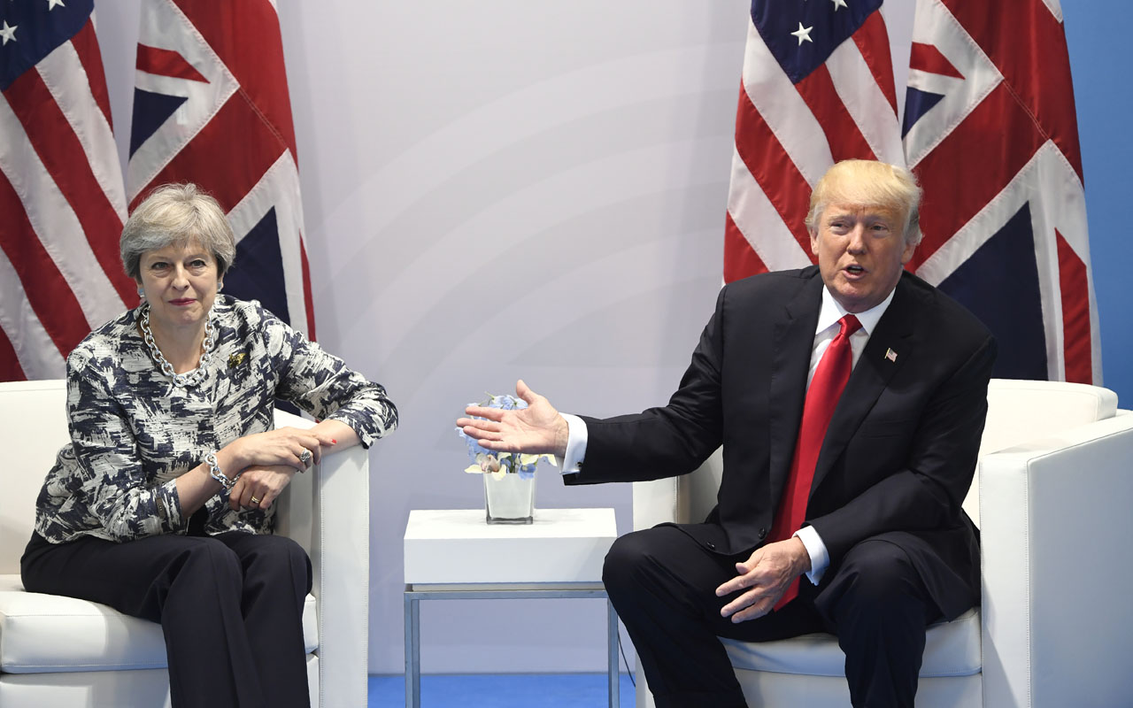 Trump and May