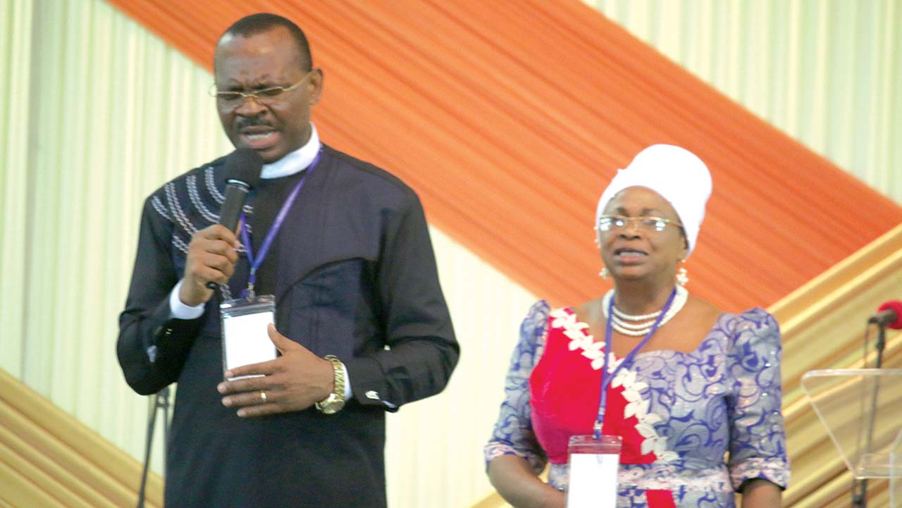 Apsotle-Victor-Uchegbulam-with-Mrs.-Ebus-Uchagbulam-(wife)–at-the-20TH-All-Nations-Congress-organised-by-Pastors-Ministers-Prayer-Network-Africa-in-Lagos.