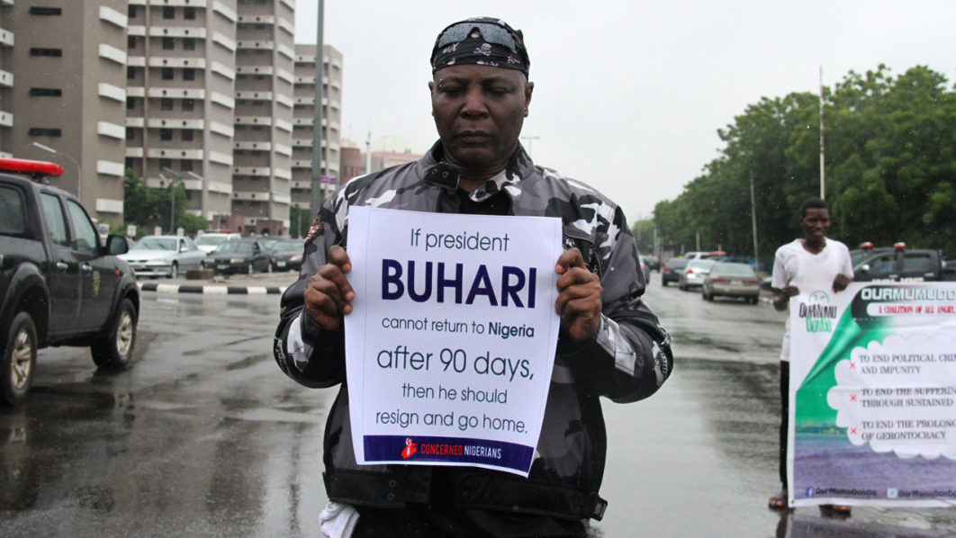 NIGERIA-POLITICS-HEALTH-PROTEST
