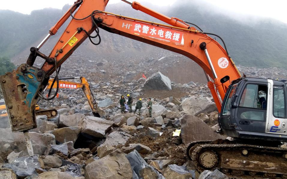 CHINA-LANDSLIDE