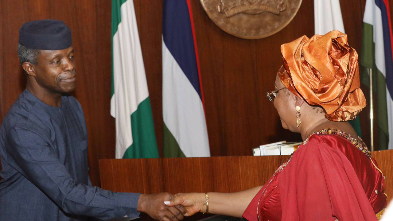 Osinbajo swears in perm secs