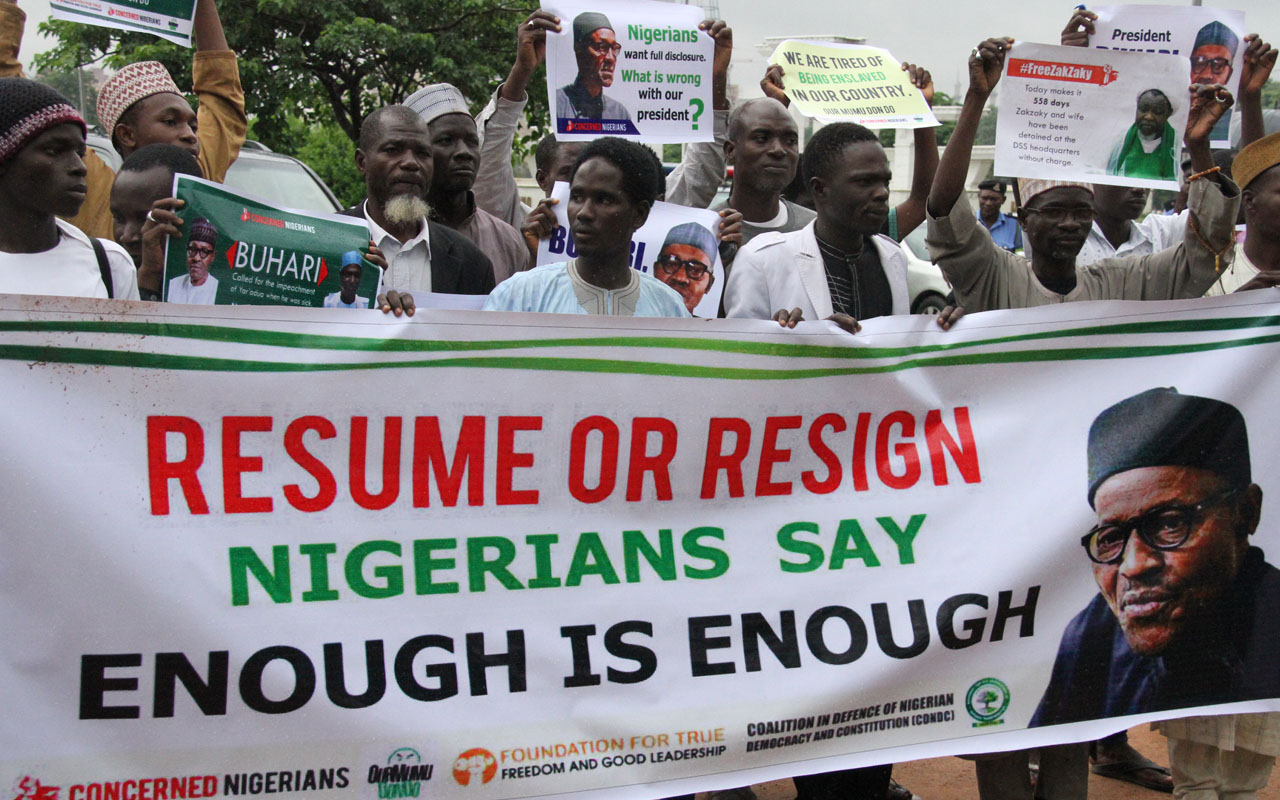 NIGERIA-POLITICS-HEALTH-PROTEST