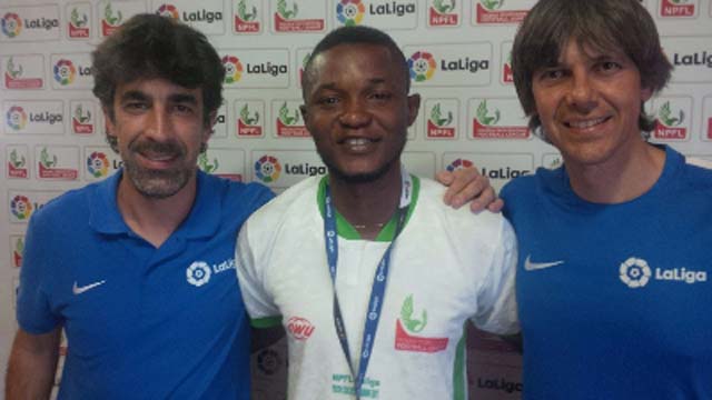 bunmi-blair-with-laliga-instructors-oscar-and-david