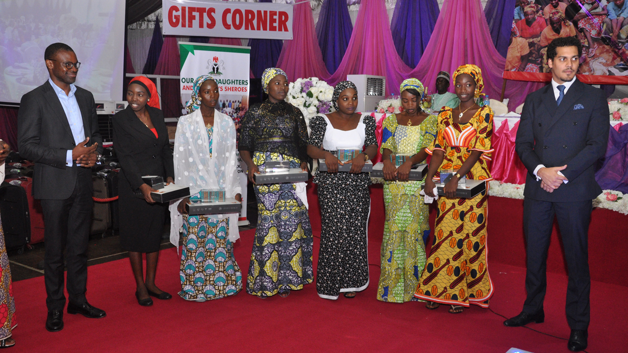 AfriOne Chibok grils donation