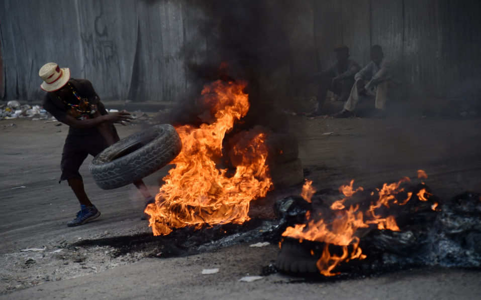 HAITI-POLITICS-ECONOMY-DEMO
