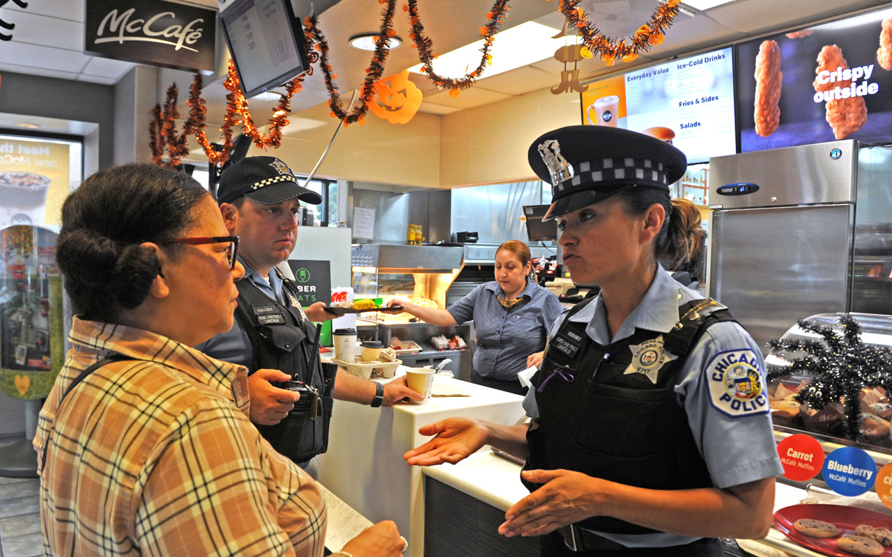 US police hold national “Coffee with a Cop” day