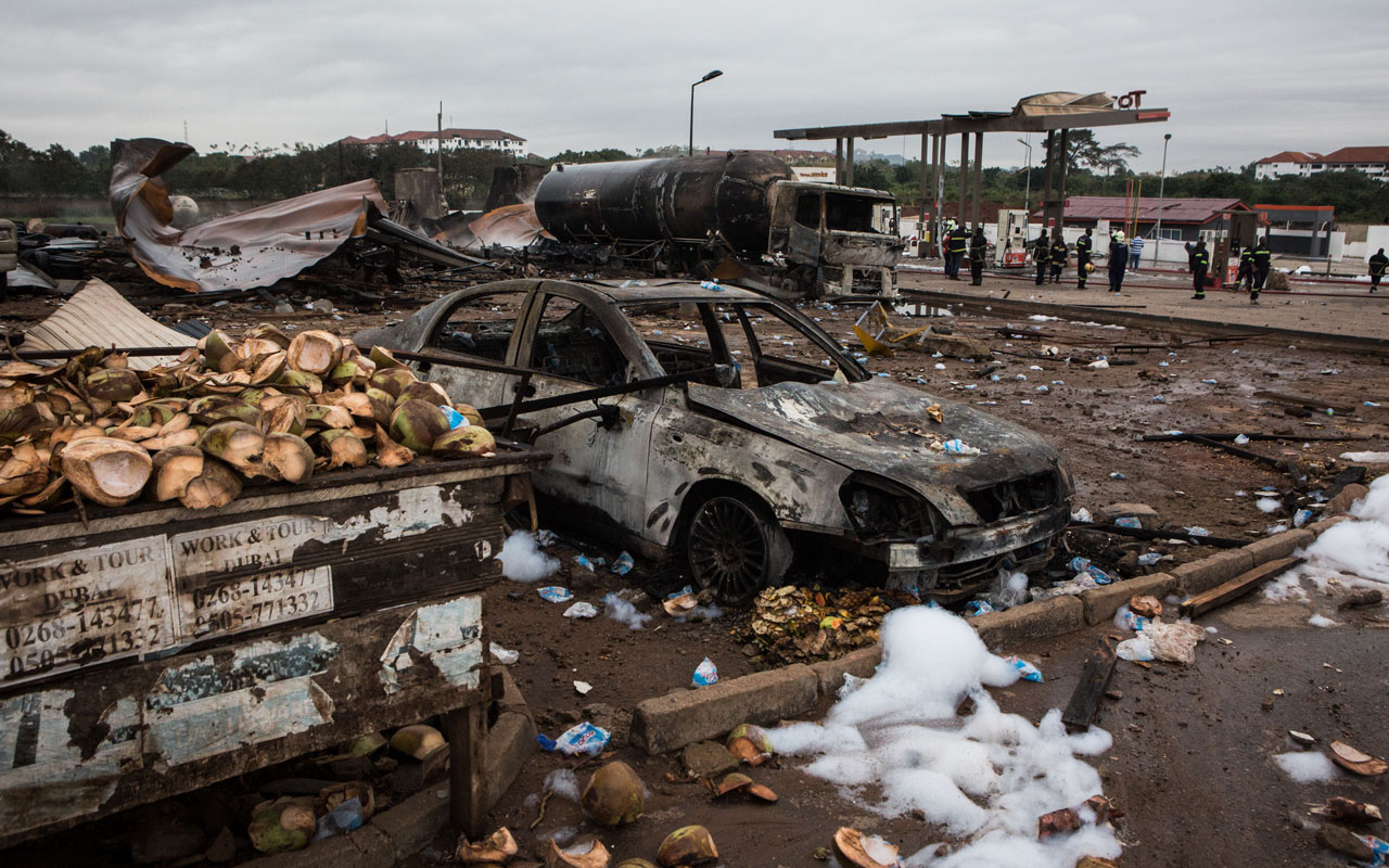 GHANA-EXPLOSION-GAS