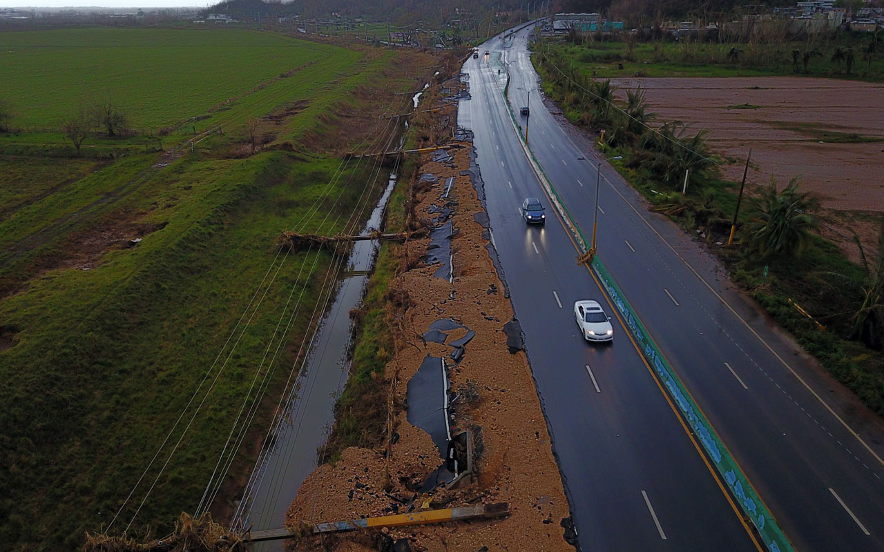 Aftermath as Hurricane Maria hits the Caribbean islands