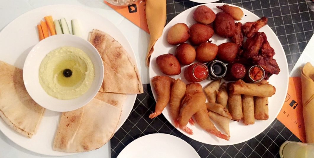 Small chops platter