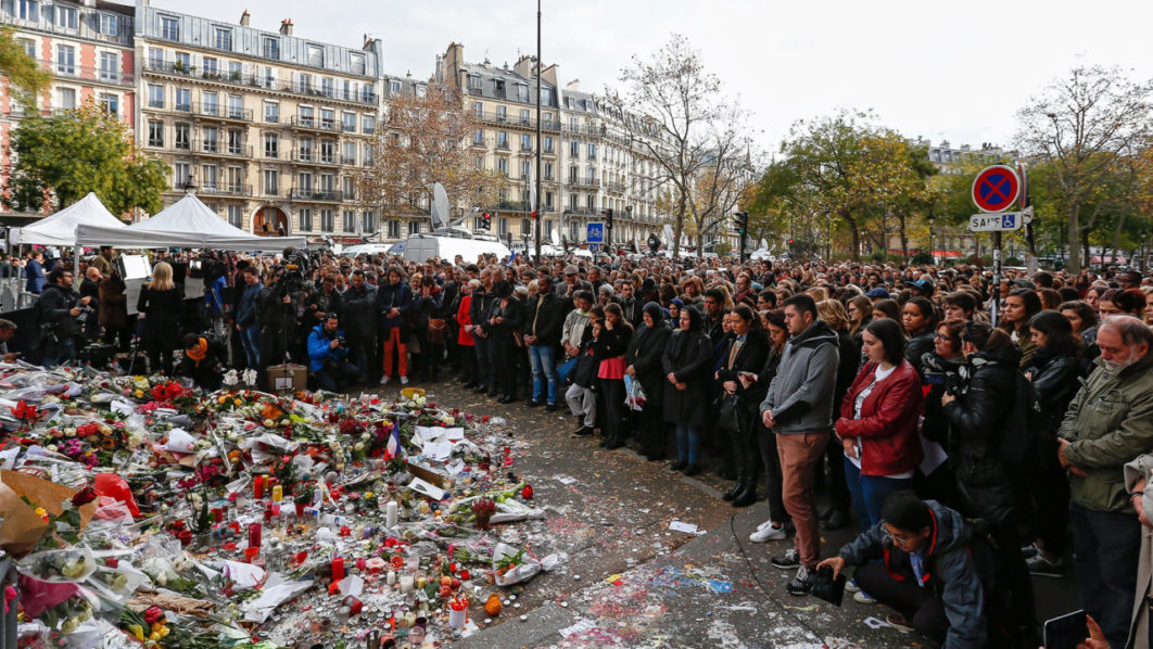 Attacks in Paris aftermath minute of silence