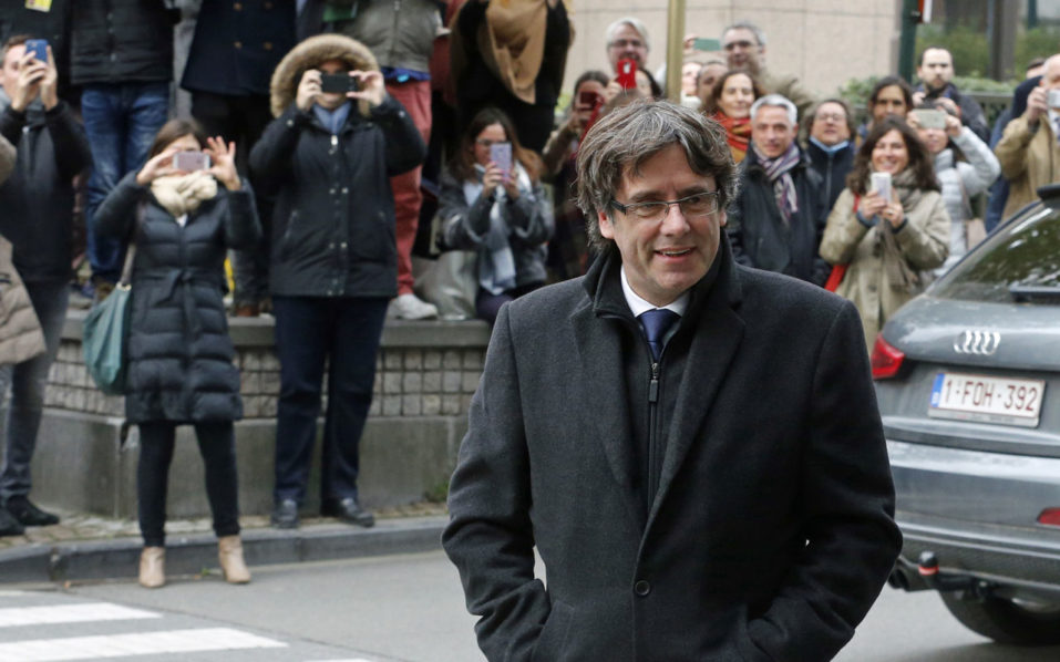 FILES-SPAIN-BELGIUM-CATALONIA-POLITICS