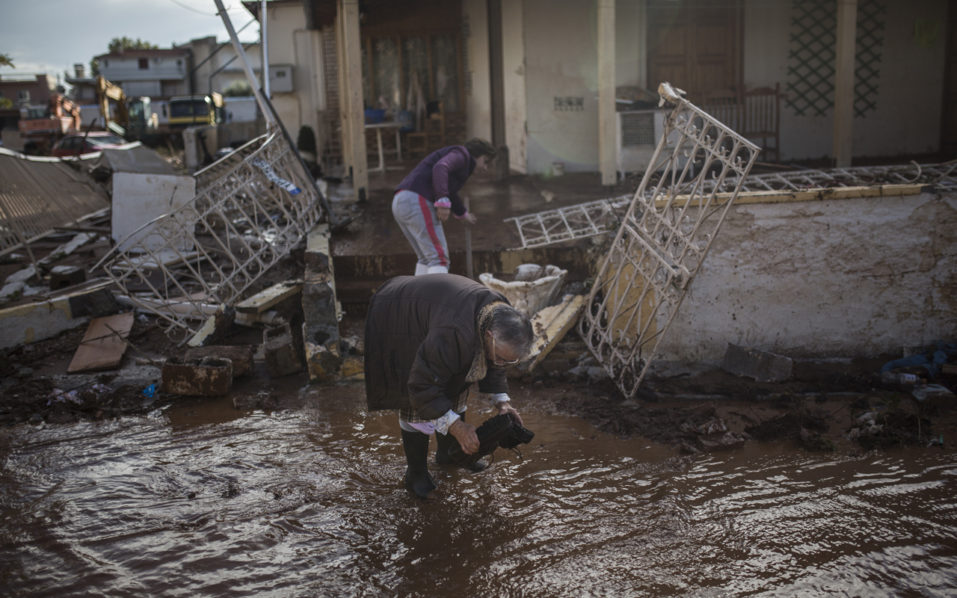 GREECE-WEATHER-FLOOD