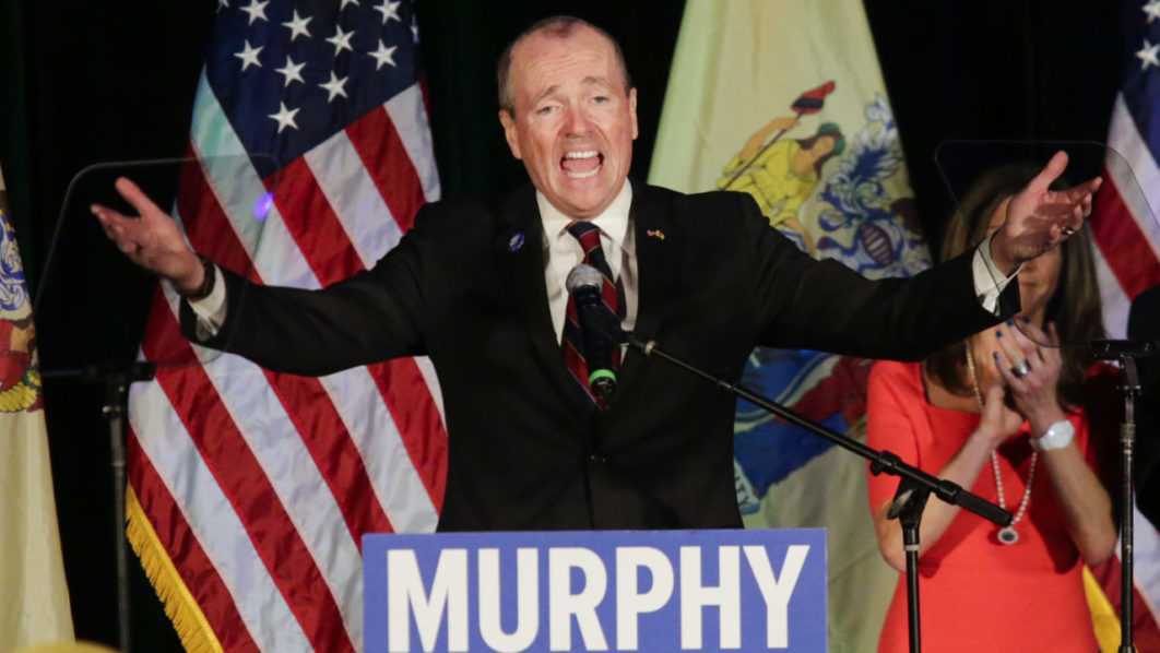 Democratic Candidate For Governor In New Jersey Phil Murphy Holds Election Night Gathering In Asbury Park