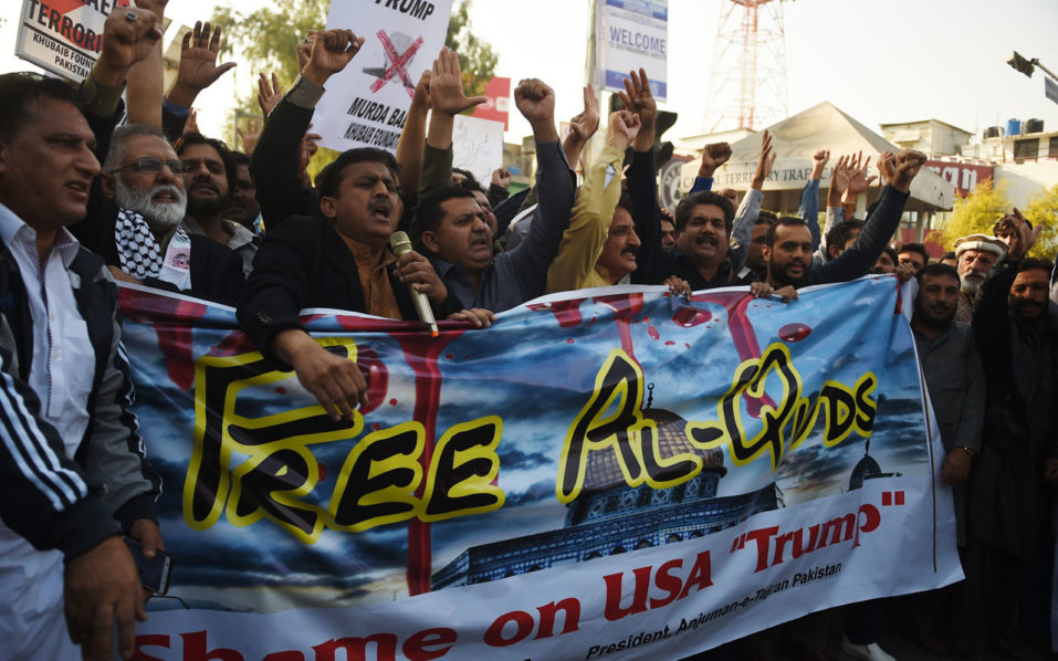 PAKISTAN-US-PALESTINE-ISRAEL-JERUSALEM-TRUMP-POLITICS