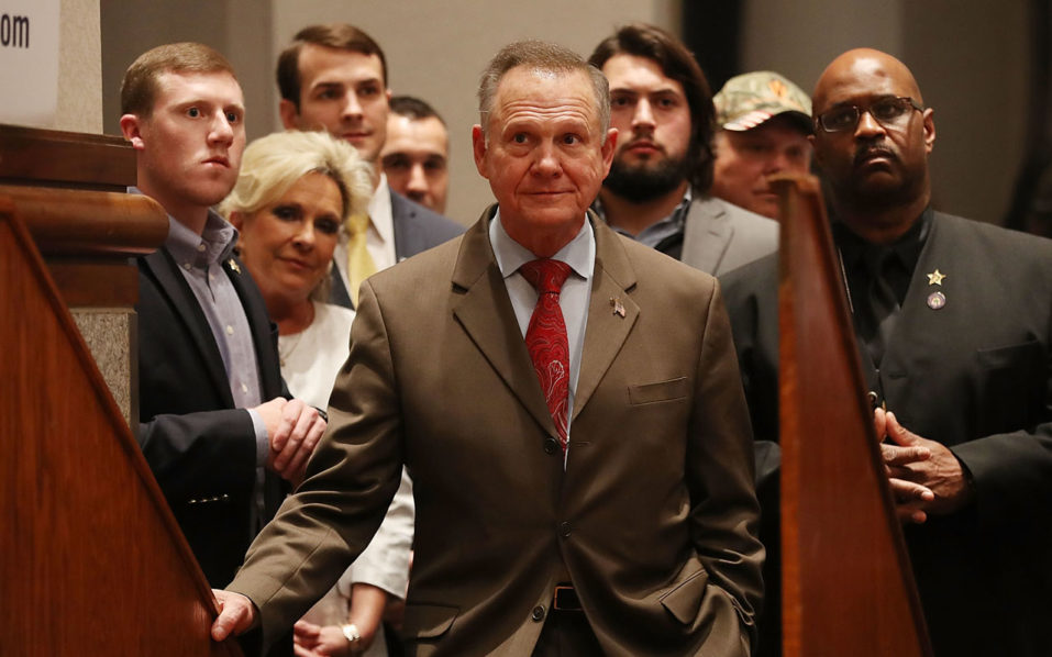 Alabama GOP Senate Candidate Roy Moore Holds Election Night Party