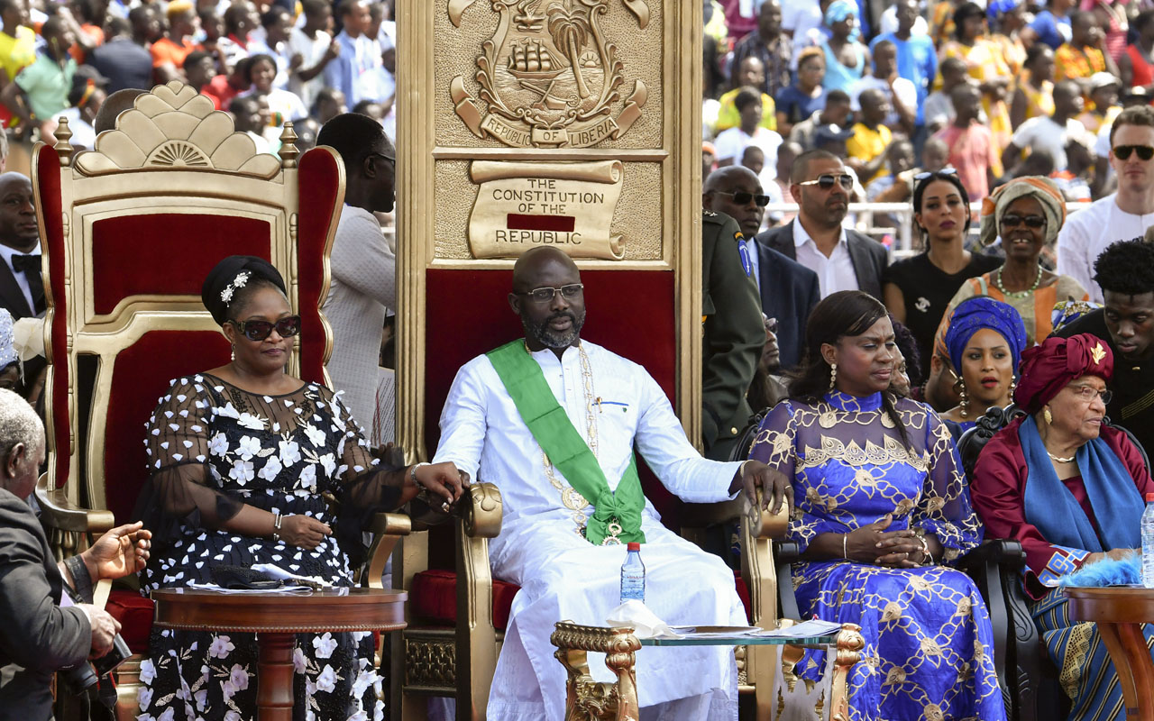 LIBERIA-POLITICS-WEAH-INAUGURATION
