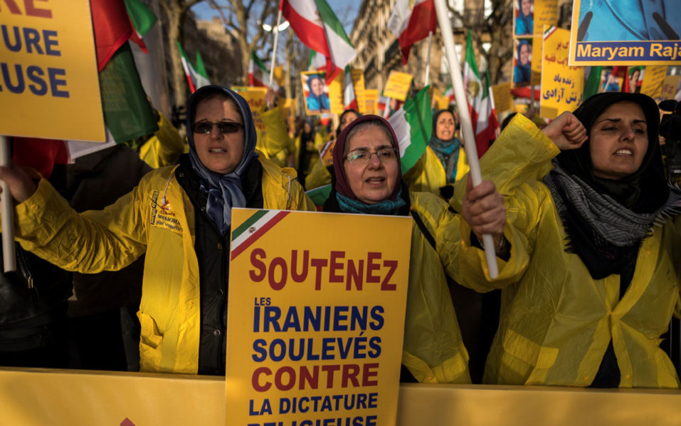 FRANCE-IRAN-UNRST-DEMO