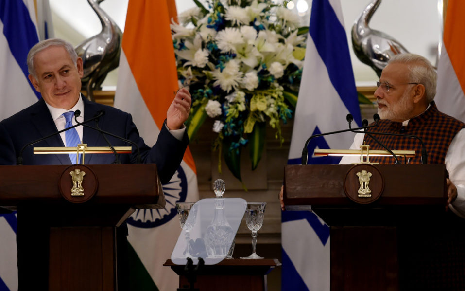 INDIA-ISRAEL-POLITICS-DIPLOMACY