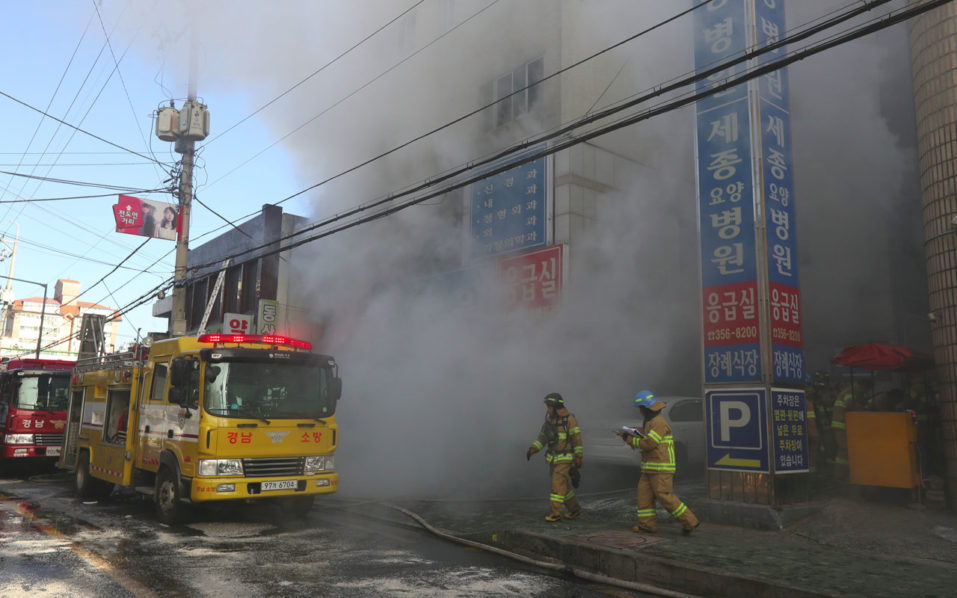 SKOREA-FIRE-HOSPITAL