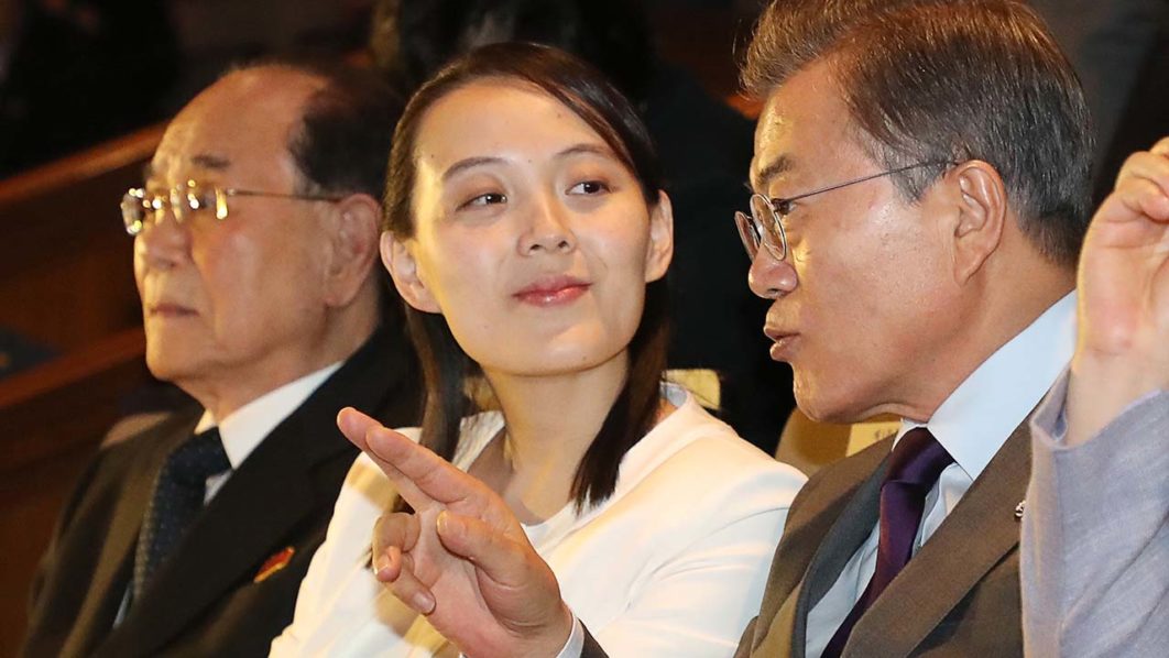 OLY-2018-NKOREA-SKOREA-PROTEST-DIPLOMACY