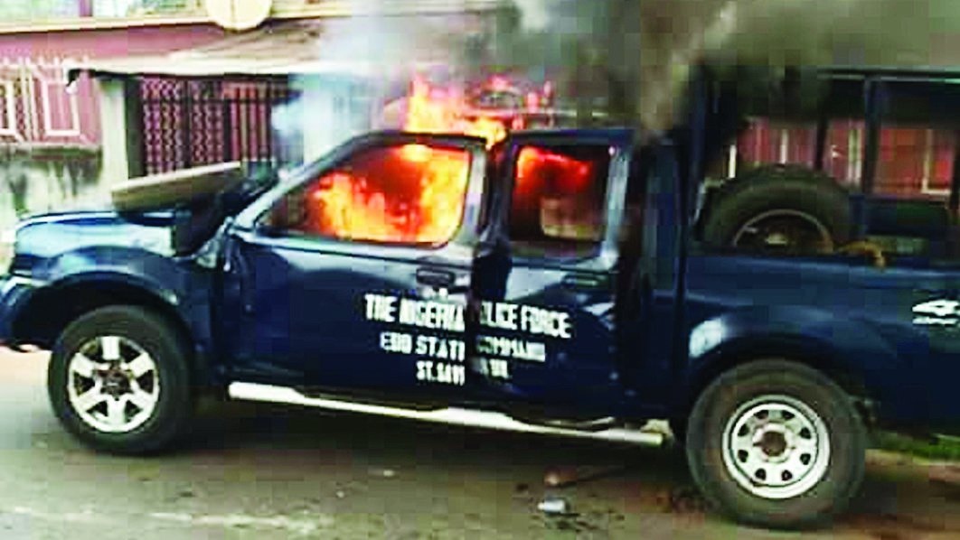 Police van