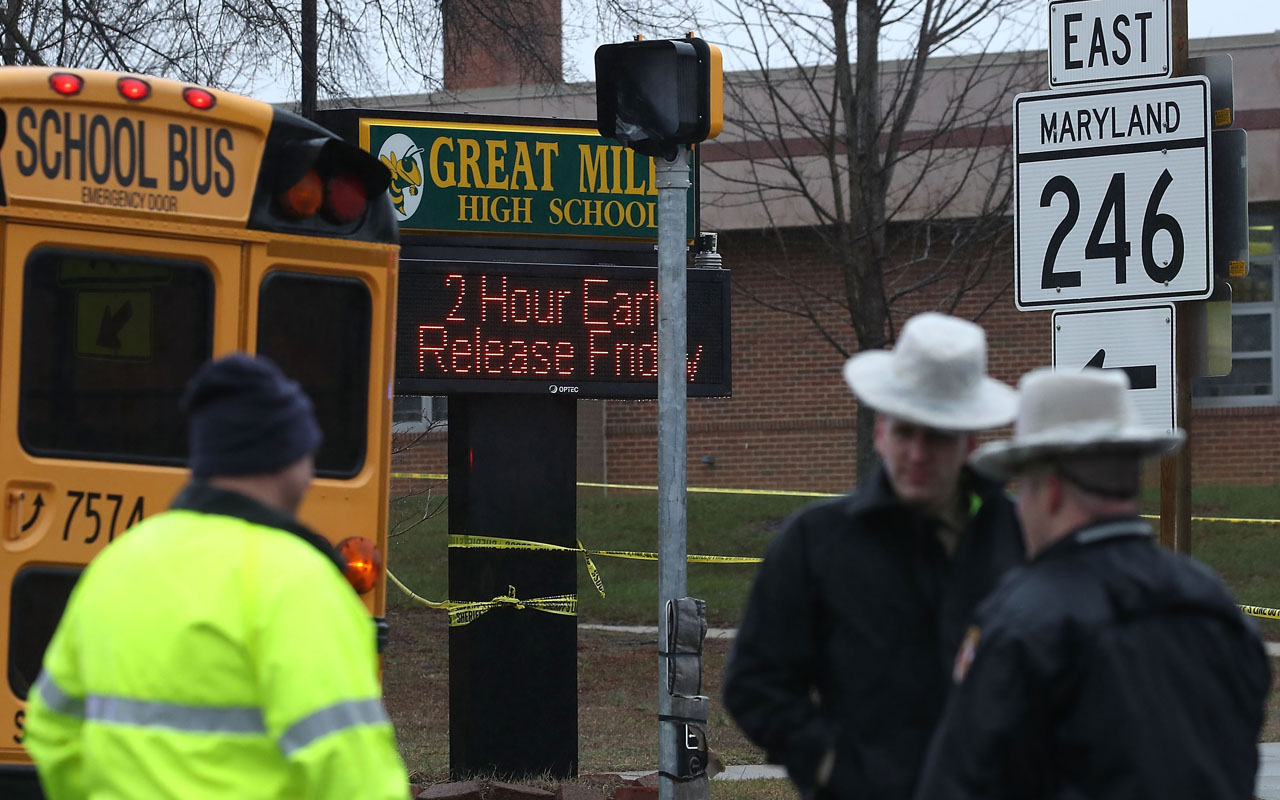 Shooting Reported At Great Mills High School In Maryland