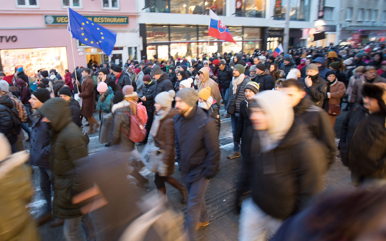 SLOVAKIA-CRIME-JOURNALIST-MEDIA-DEMO
