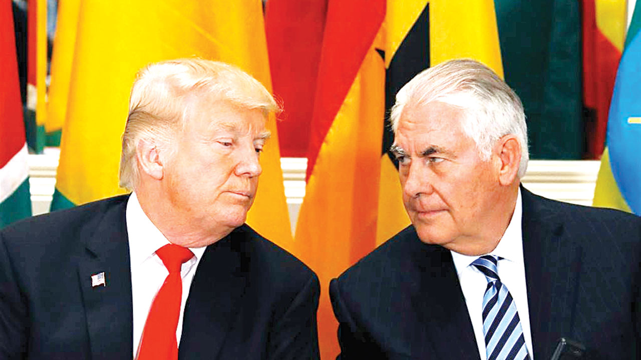 Trump and Rex Tillerson