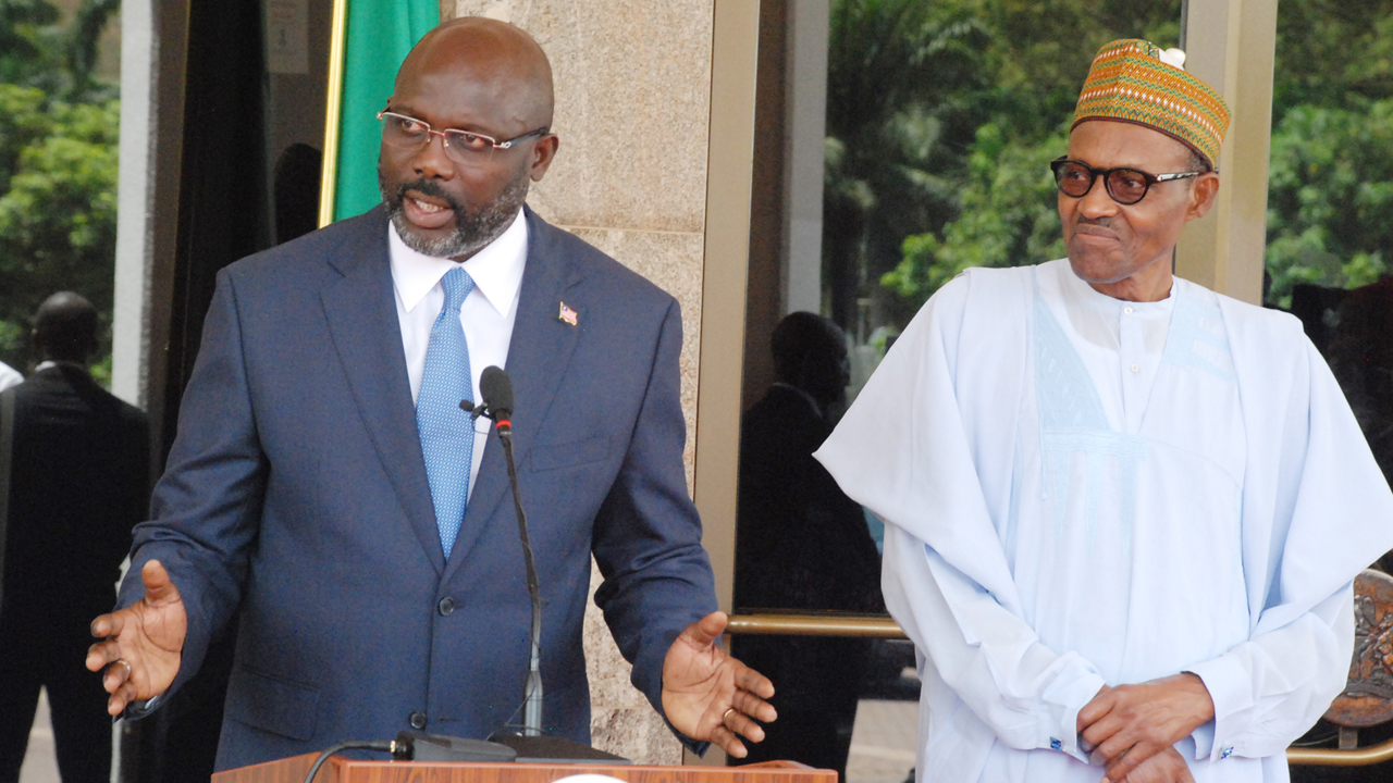 Weah in Nigeria