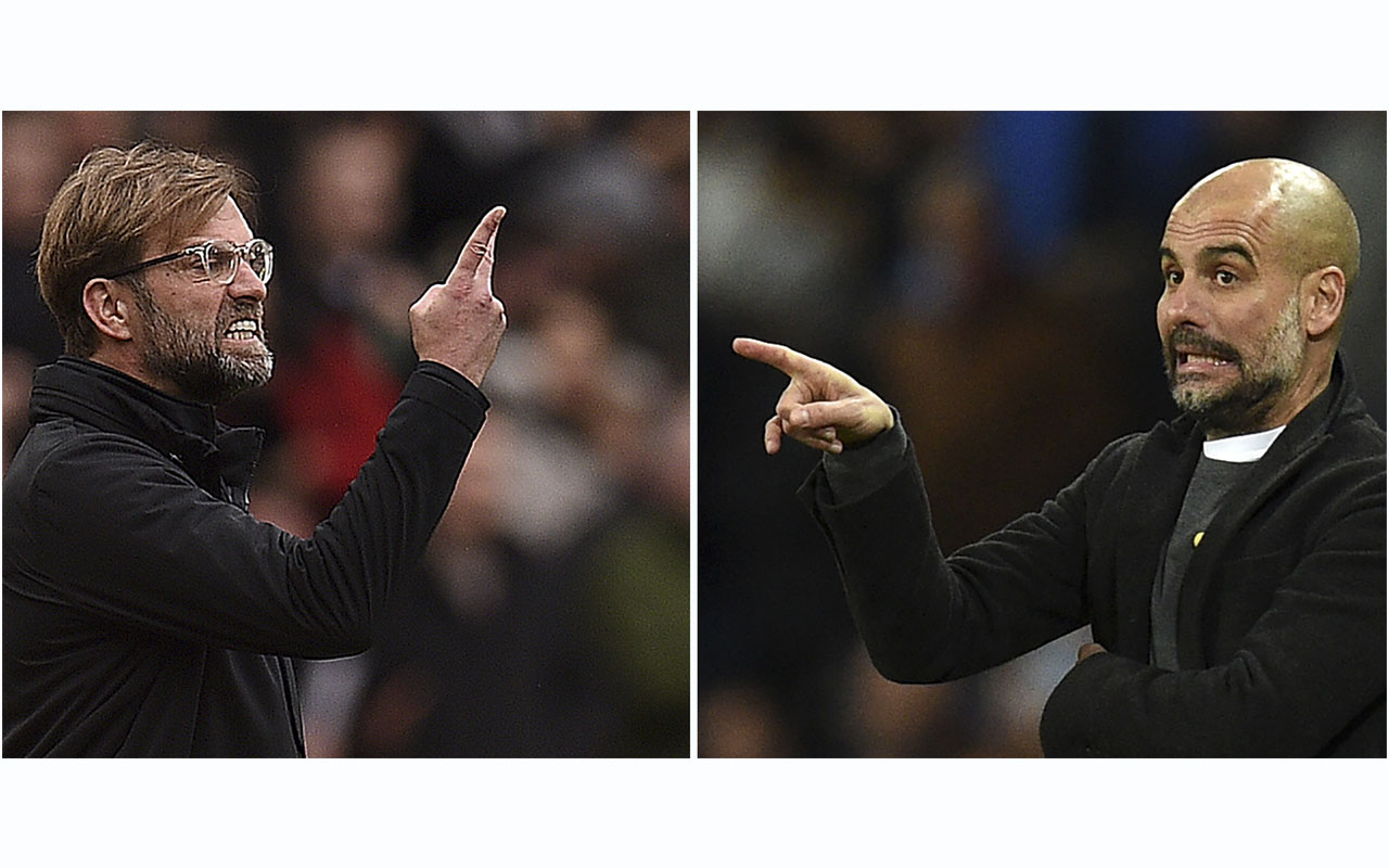 FBL-EUR-C1-ENG-LIVERPOOL-MAN CITY-KLOPP-GUARDIOLA