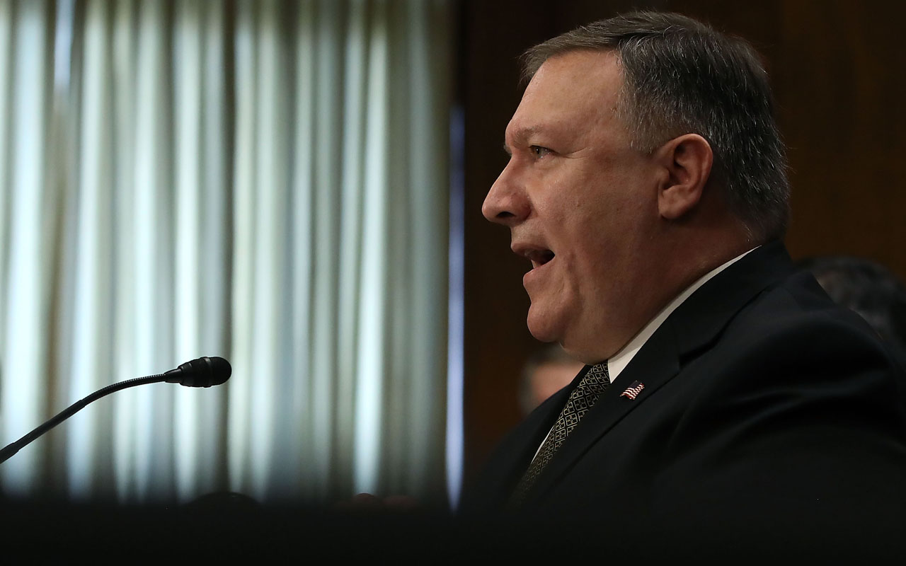 Senate Holds Confirmation Hearing For Mike Pompeo To Be Secretary Of State