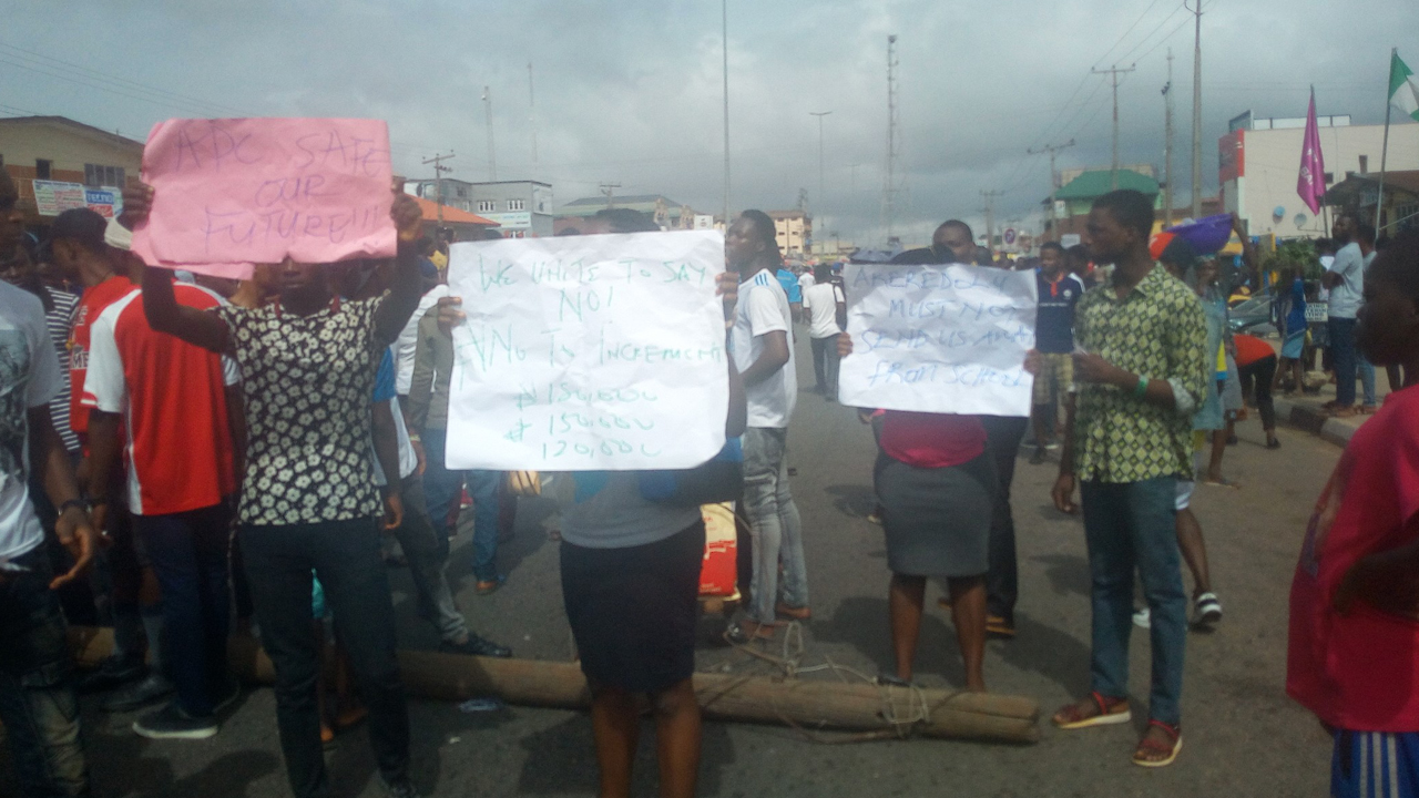 Ondo Students protest