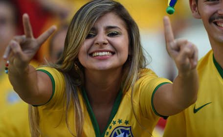Brazilian football fans
