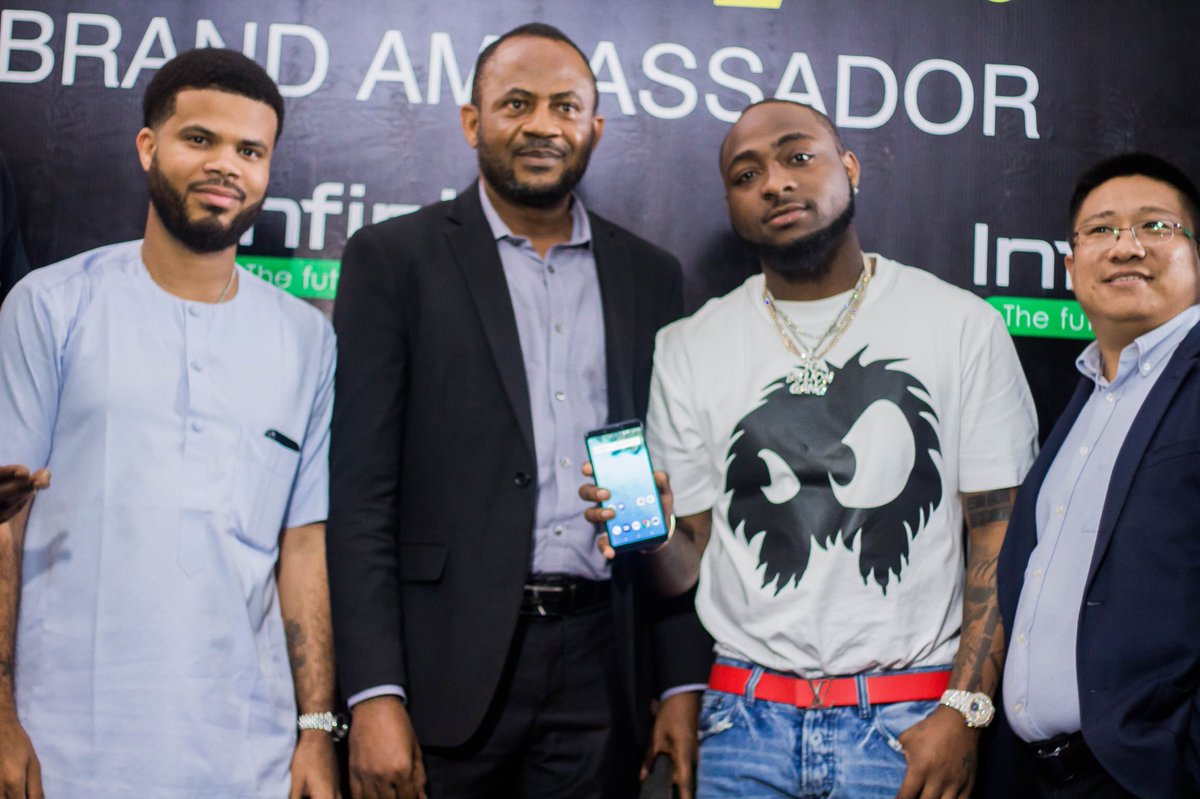 Davido amd Infinix