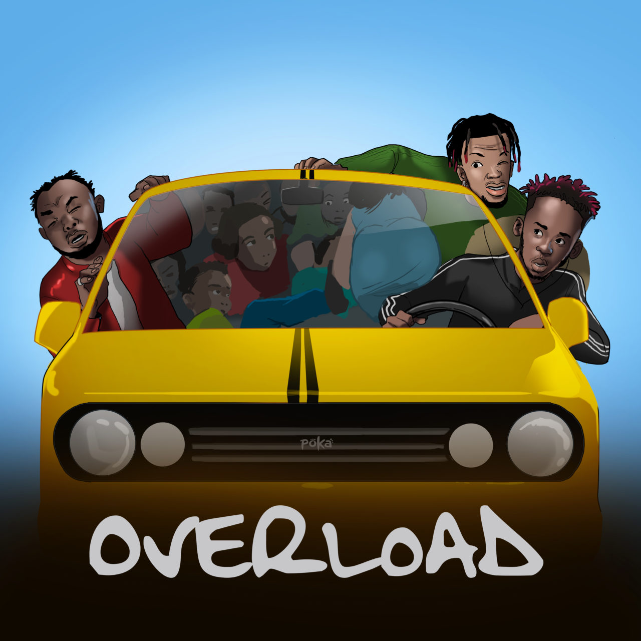 Mr Eazi ft Slimcase & Mr Real- Overload Cover Art