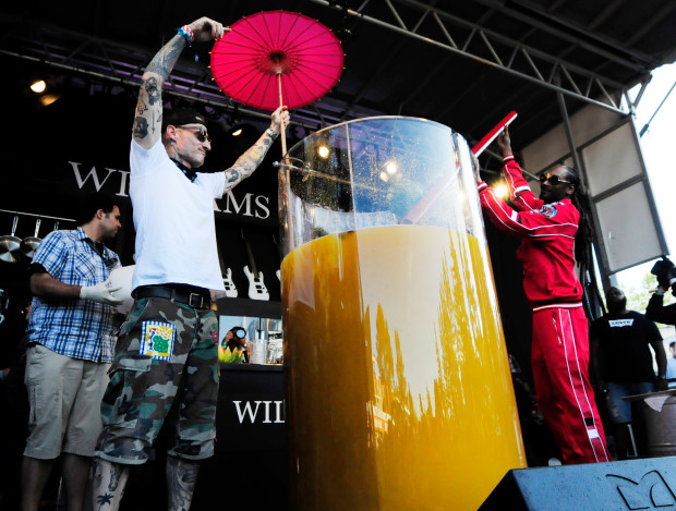 Snoop dogg Cocktail mix. Photo Mercury News