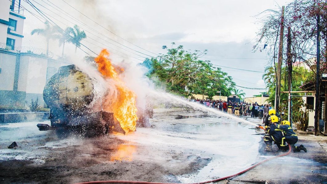 Tanker-explodes