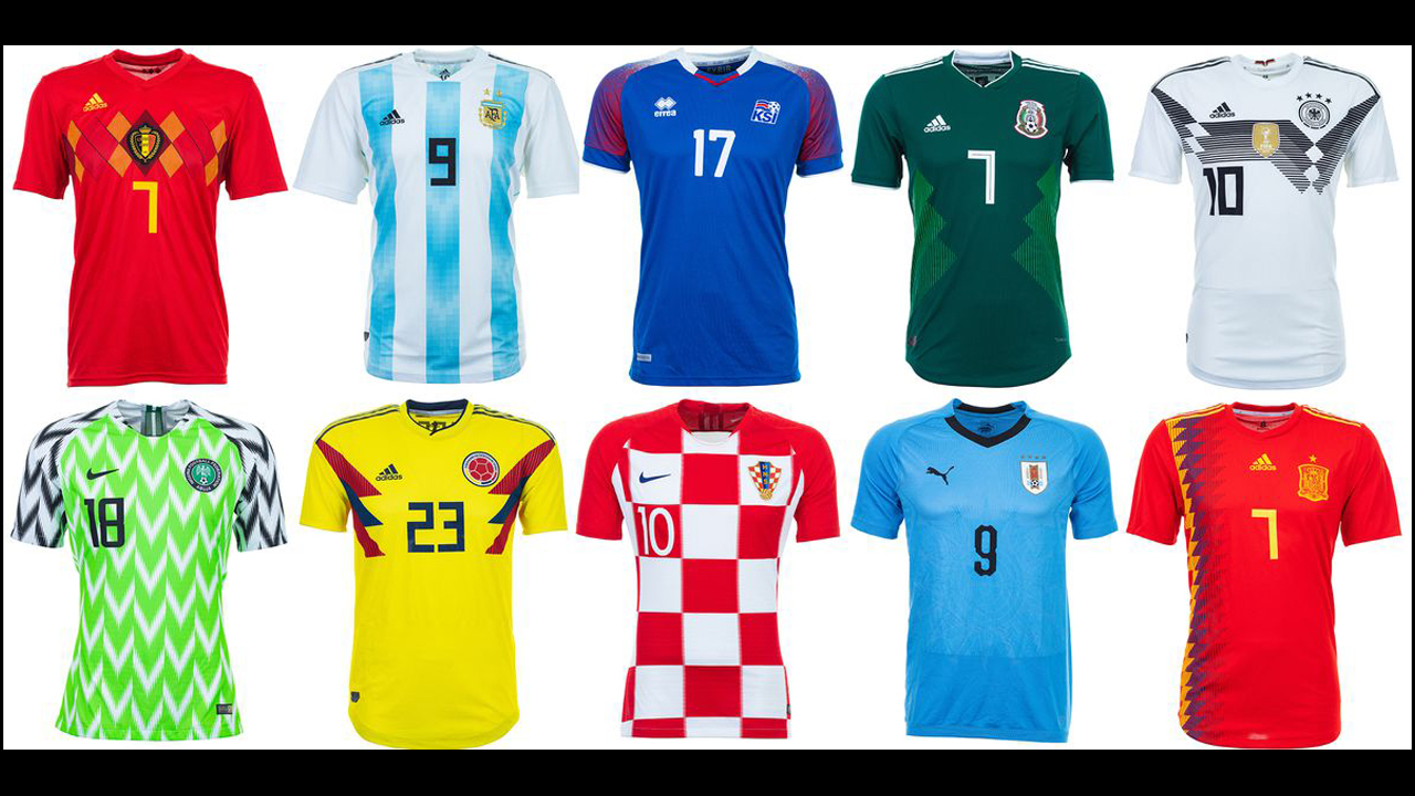 best soccer jerseys 2018