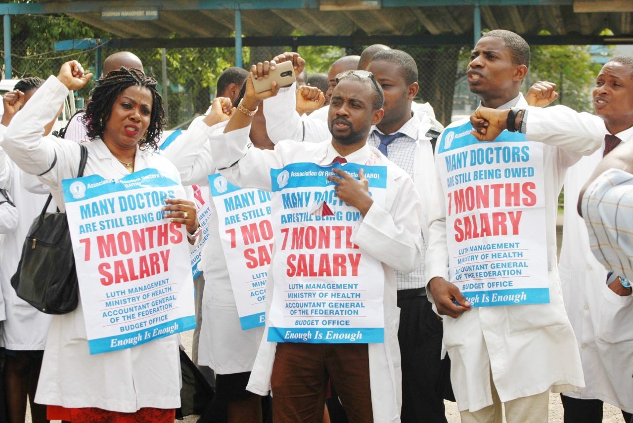 resident-doctors. Photo credit Watchdog News