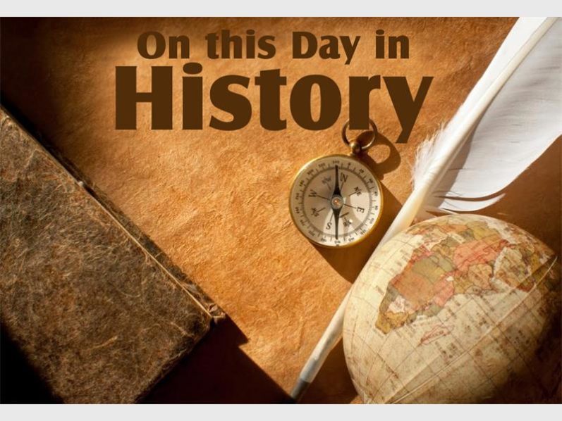 A map, a compass and a feather pen. Photo Roodepoort Record
