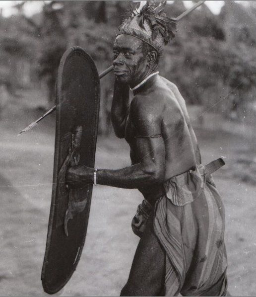 A zande warrior. Photo Pinterest