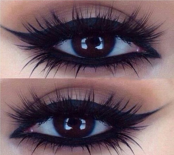 Fake eyelashes Photo credit Pinterest