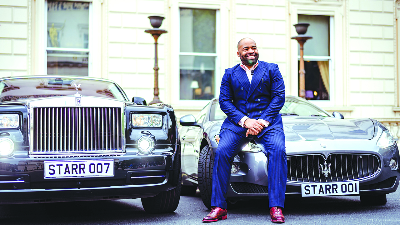 Ike with Rolls Royce and Maserati