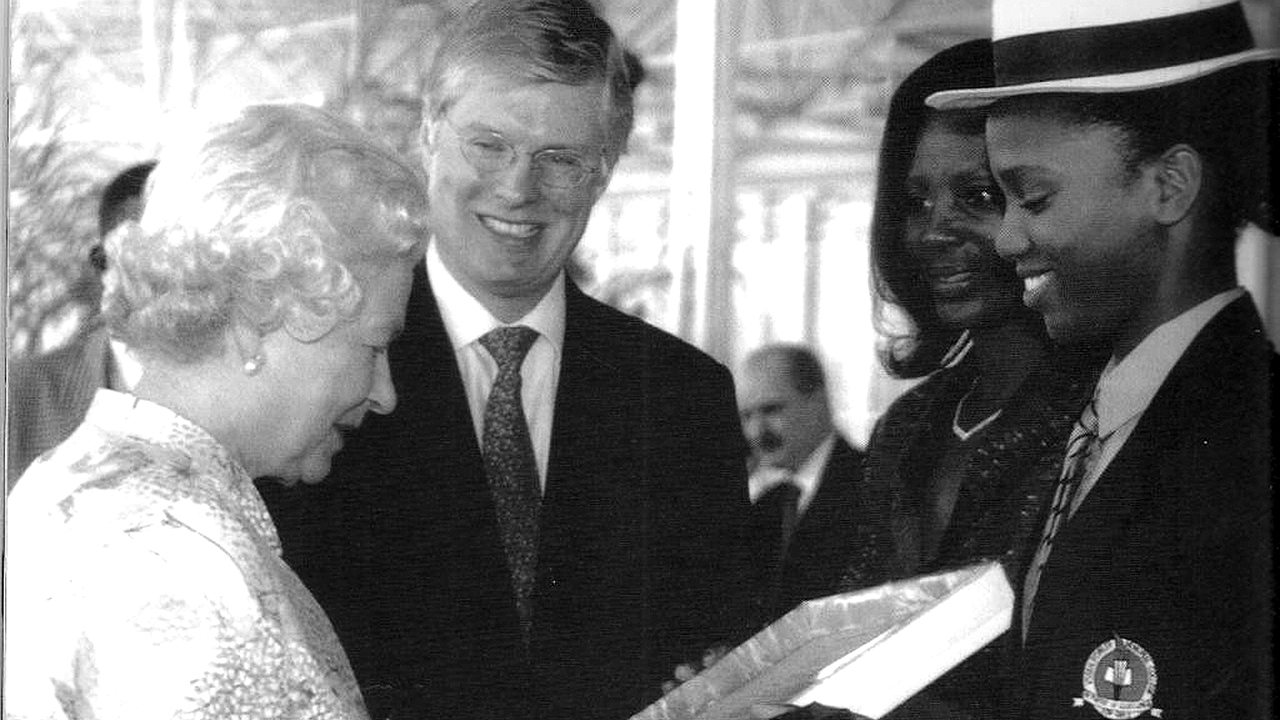 Ms Fowler & Queen Elizabeth