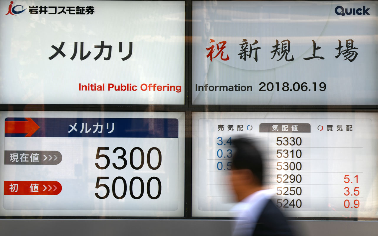 JAPAN-MERCARI-IPO-ENTERPRISES-STOCK