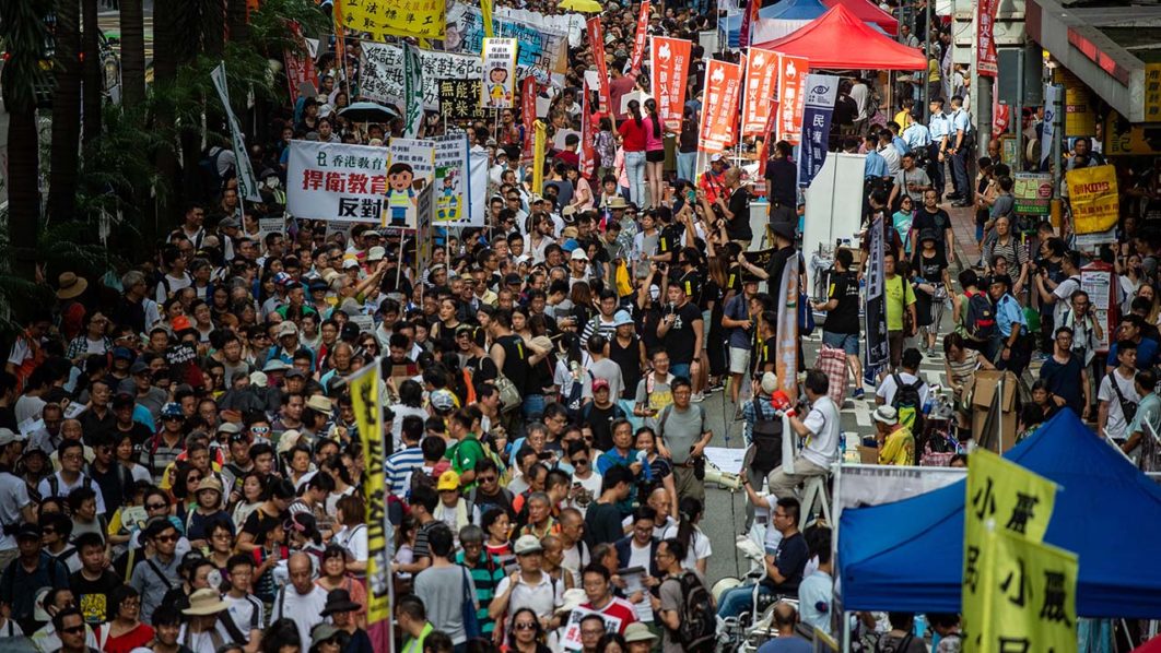 HONG KONG-POLITICS-PROTEST