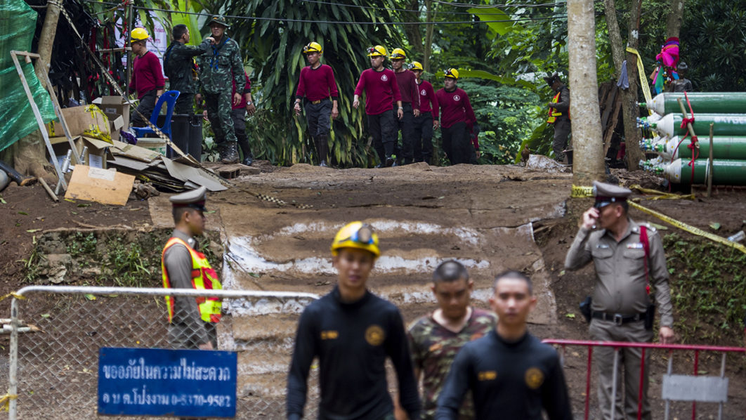 THAILAND-ACCIDENT-WEATHER-CHILDREN-CAVE